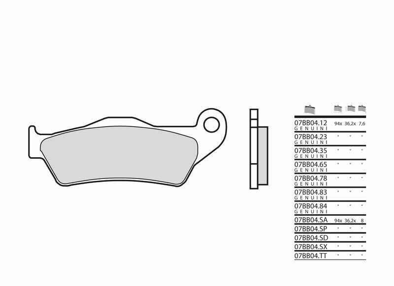 Moto Guzzi Stelvio 1200 [Brembo] - pastillas de freno