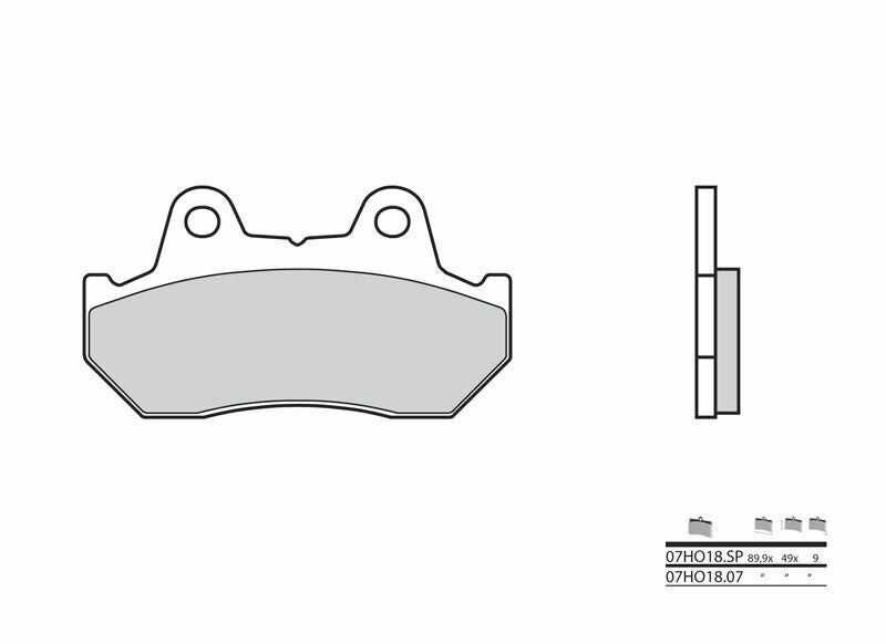 Honda NS 400 R [Brembo] - pastillas de freno