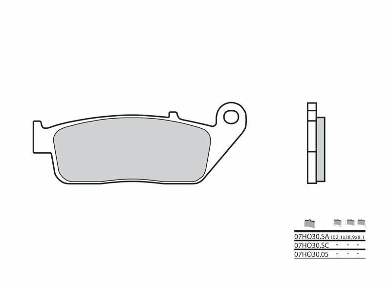 Triumph Tiger 885i [Brembo] - pastillas de freno