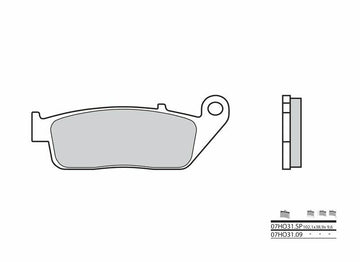 Jefe indio Dark Horse CHDH [Brembo] - pastillas de freno