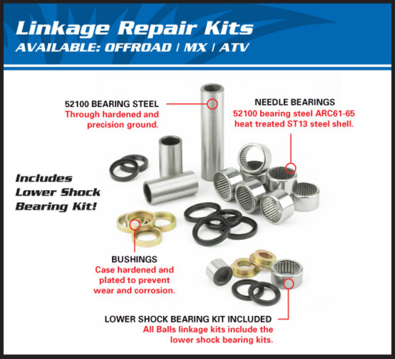 Gas Gas Fsr 450 [ALL BALLS] - Kit Reparación Varillaje Suspensión Gas Gas