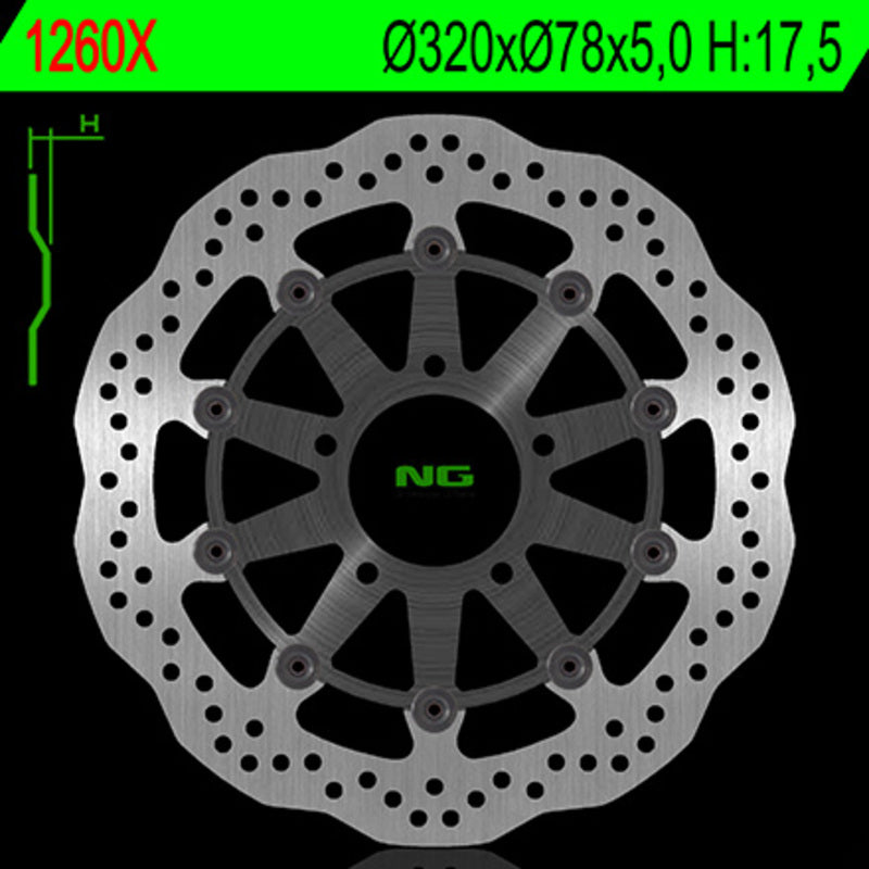Triumph Tiger 1050 [NG BRAKE DISC] - Disco de freno flotante Wave