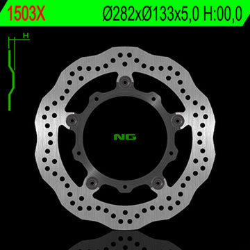 Yamaha Tracer 700 [NG BRAKE DISC] - Disco de freno flotante Wave