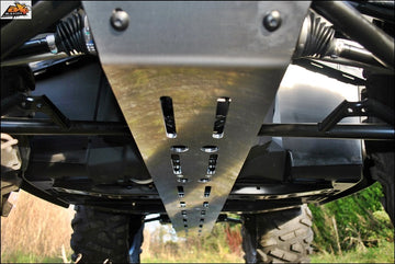Can Am Outlander L MAX 570 EFI PRO [2016] - Unterfahrschutz mittig - Aluminium 6 mm Can-Am Outlander Max 500L