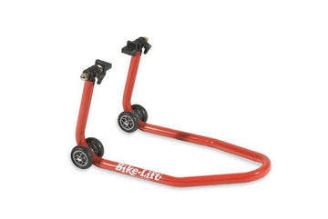 Aprilia Mille Rsv 1000 Me [BIKE LIFT] - Soporte de reparación BIKE-LIFT rueda delantera rojo para pinzas de freno radiales - FS-10/H