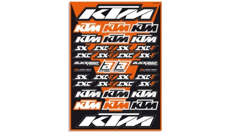KTM ER 600 LC4 [Blackbird]-kit de pegatinas universal