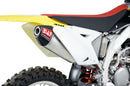 SUZUKI RM Z 450 [2008-2017] - Recambio Silenciador Yoshimura USA RS4 tapa acero inoxidable/aluminio carbono Suzuki RM-Z450