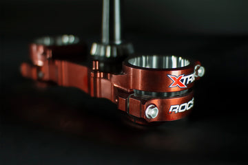 Kawasaki Kx 250 [XTRIG] - Abrazadera triple ROCS Tech abrazadera triple verde 23 mm offset