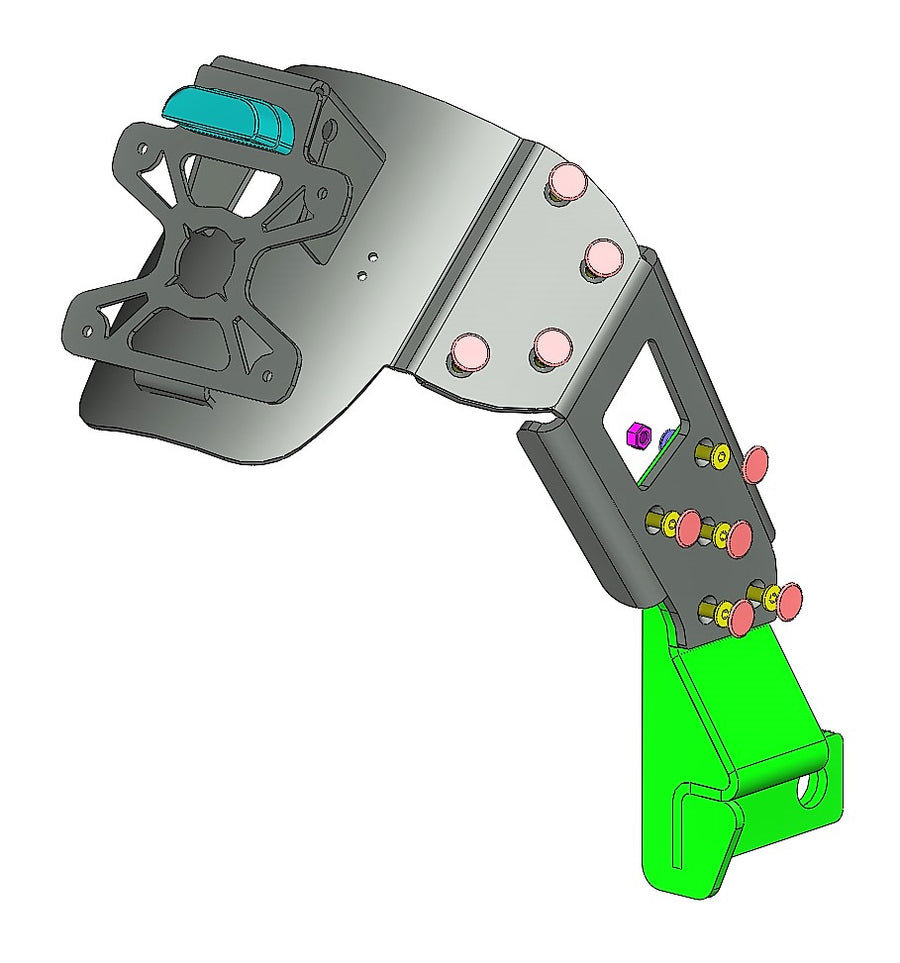 Honda CBR 650 F ABS RC74 [2014-2016] - DISEÑO DE ACCESO PORTA NÚMEROS HONDA CB650F
