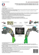 Kawasaki Z 900 [DISEÑO DE ACCESO] - soporte de matrícula a la altura de la rueda negro Kawasaki Z900
