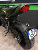 Kawasaki Z 900 Rs Se [DISEÑO DE ACCESO] - soporte de matrícula a la altura de la rueda negro Kawasaki Z900RS