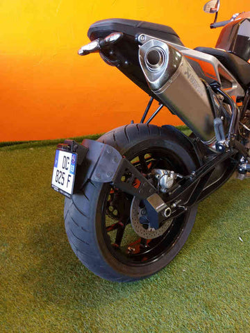 Ktm 790 Duke [DISEÑO DE ACCESO] - soporte de matrícula a la altura de la rueda negro KTM Duke 790/890
