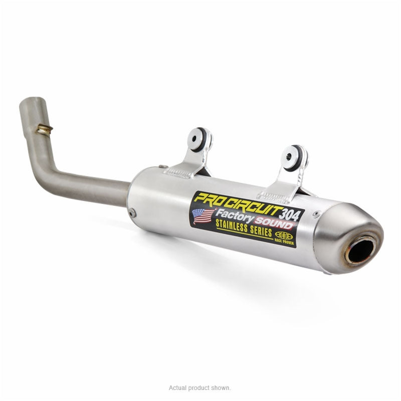 KTM 300 EXC TPI [2018-2019] - Silenciador 304 aluminio cepillado/tapa final acero inoxidable KTM
