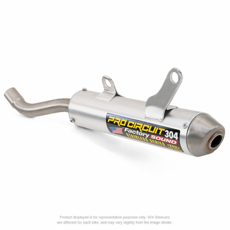 Honda CR 250 R (ME 03) [1992-1996] - 304 Schalldämpfer Aluminium gebürstet/Endkappe Edelstahl Honda CR250R