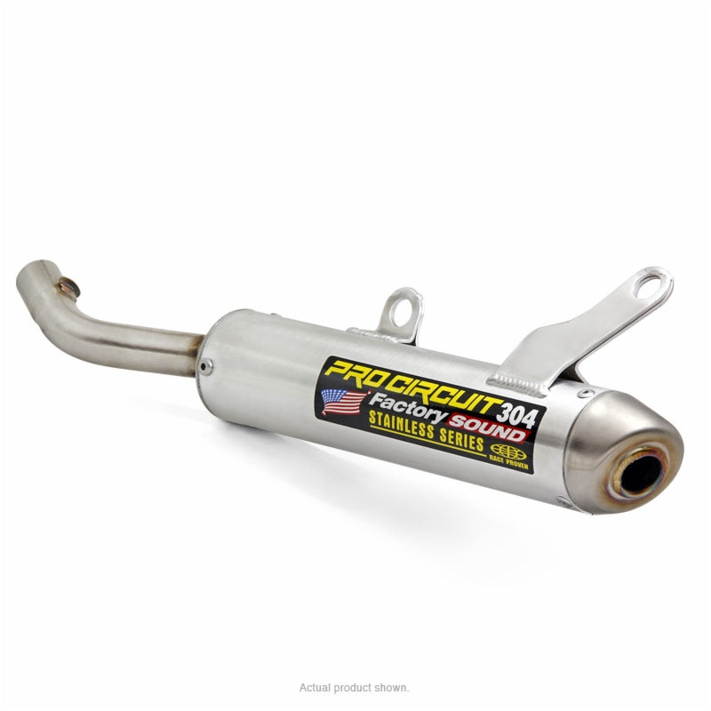 Yamaha YZ 250 (CG 20) [2005] - 304 2-Takter-Schalldämpfer, gebürstetes Aluminium