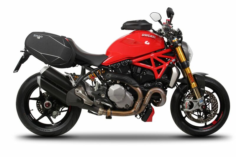 Ducati Monster 1200 [SHAD] - Soporte para bolsas laterales Ducati