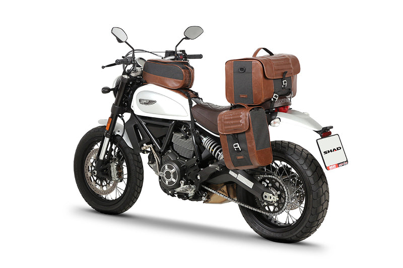 Ducati Scrambler 800 [SHAD] - Porta bolsas laterales Café Racer Ducati Scrambler