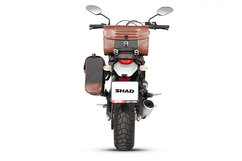 Ducati Scrambler 800 [SHAD] - Porta bolsas laterales Café Racer Ducati Scrambler
