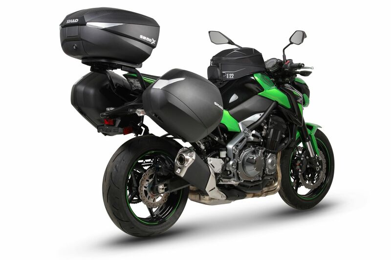Kawasaki Z 900 [SHAD] - Sistema de fijación 3P (lateral) - Kawasaki