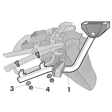 Suzuki Gsf 1200 S Bandit [SHAD] - Kit de montaje Top Master - Suzuki