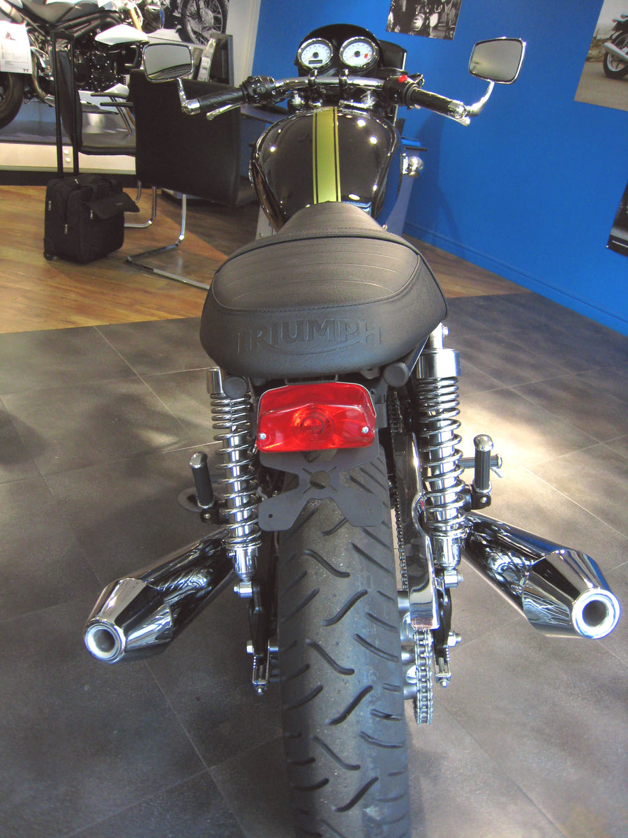 Triumph Scrambler 865 [2009] - Kennzeichenhalter Radlauf schwarz Triumph Bonneville 900