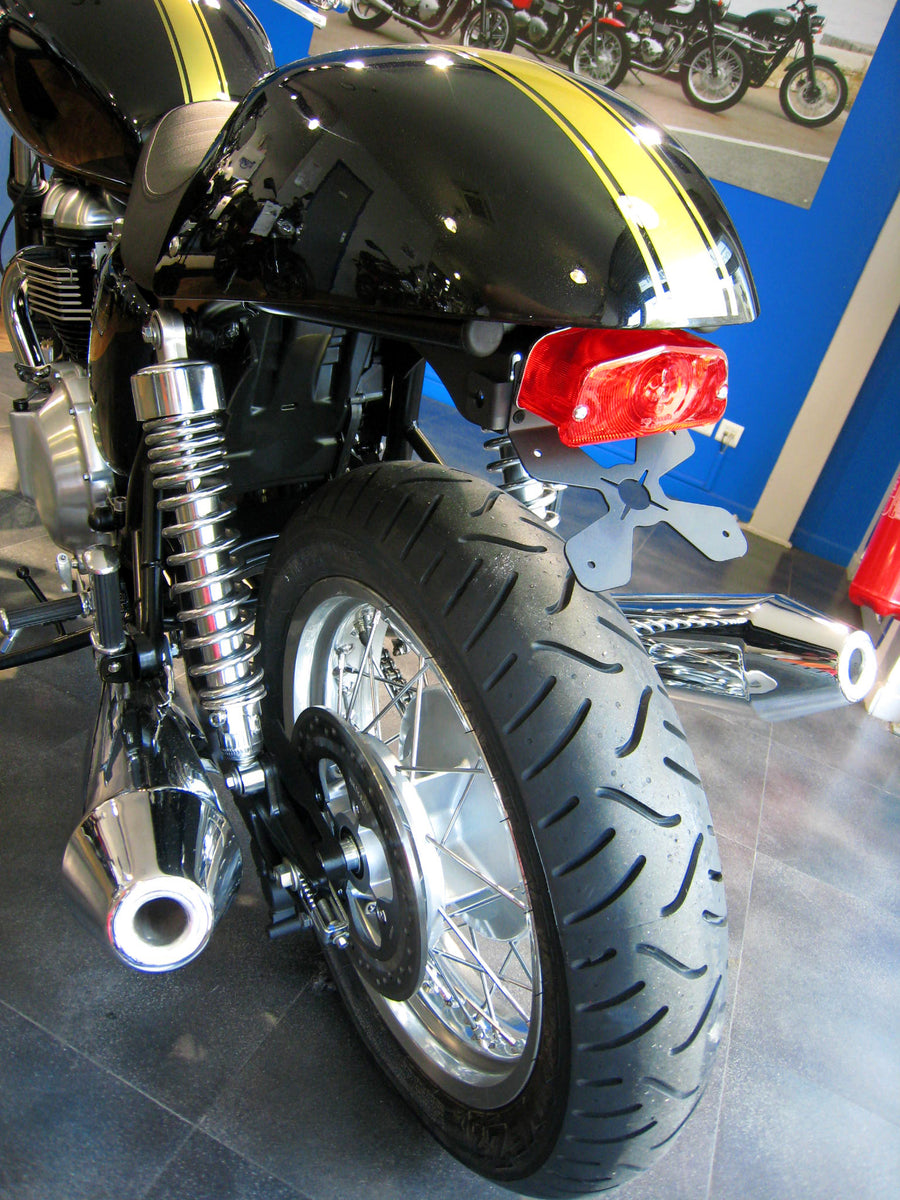 Triumph Bonneville 900 T 100 Black ABS [2017-2021] - Kennzeichenhalter Radlauf schwarz Triumph Bonneville 900