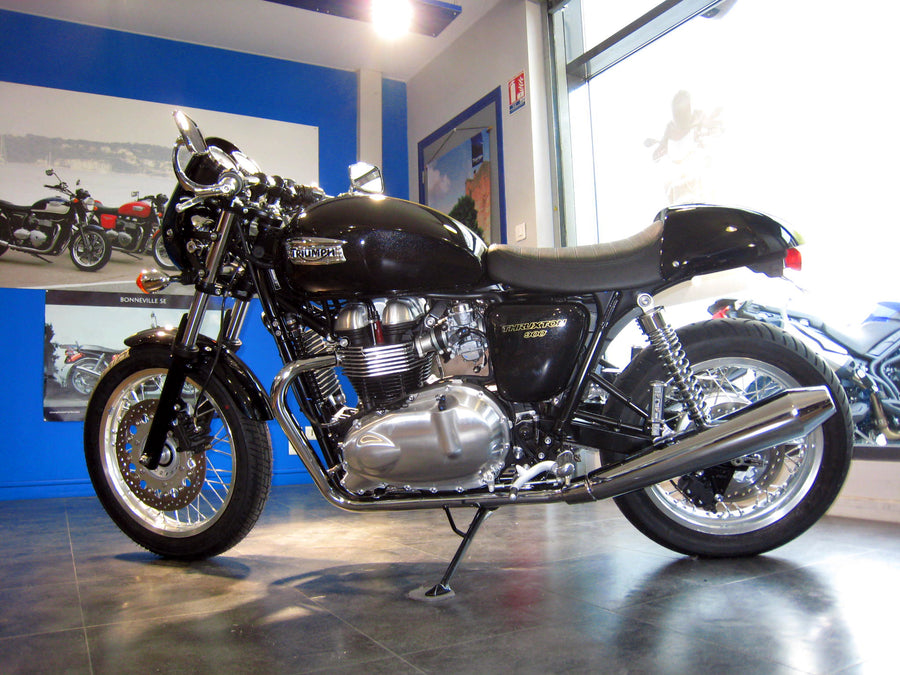 Triumph Bonneville 900 T 100 Black ABS [2017-2021] - Kennzeichenhalter Radlauf schwarz Triumph Bonneville 900