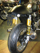 Triumph Thruxton 1200 [DISEÑO DE ACCESO] - soporte de matrícula paso de rueda negro Triumph Thruxton 1200