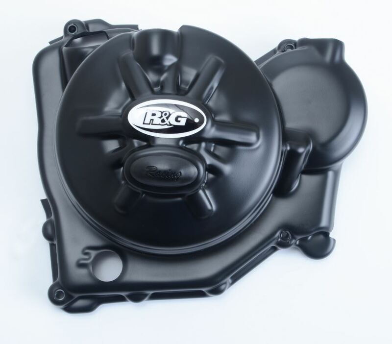 Aprilia RSV4 FACTORY [2009-2010] - Protector Tapa Cárter Izquierdo Tipo Race Negro Aprilia RSV4