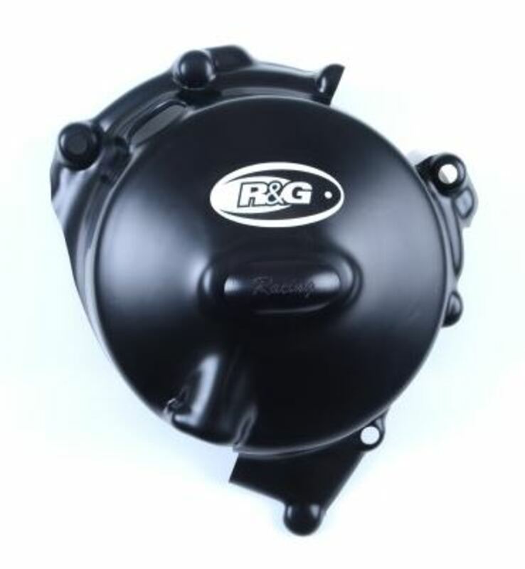 Triumph DAYTONA 675 [2006-2011] - Protector de tapa de cárter derecho negro de la serie de carreras Triumph Daytona 675
