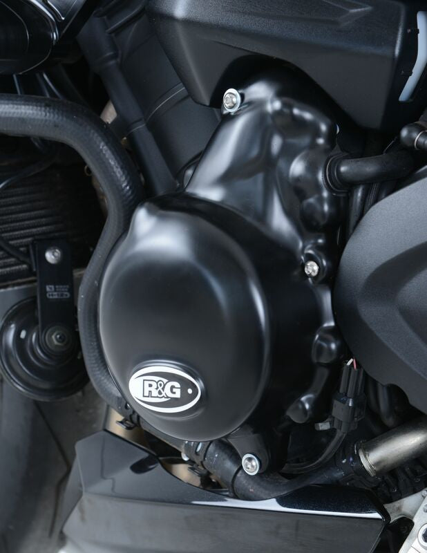 Triumph STREET TRIPLE 765 R ABS [2020-2023] - Protector Tapa Cárter Izquierdo Negro Triumph