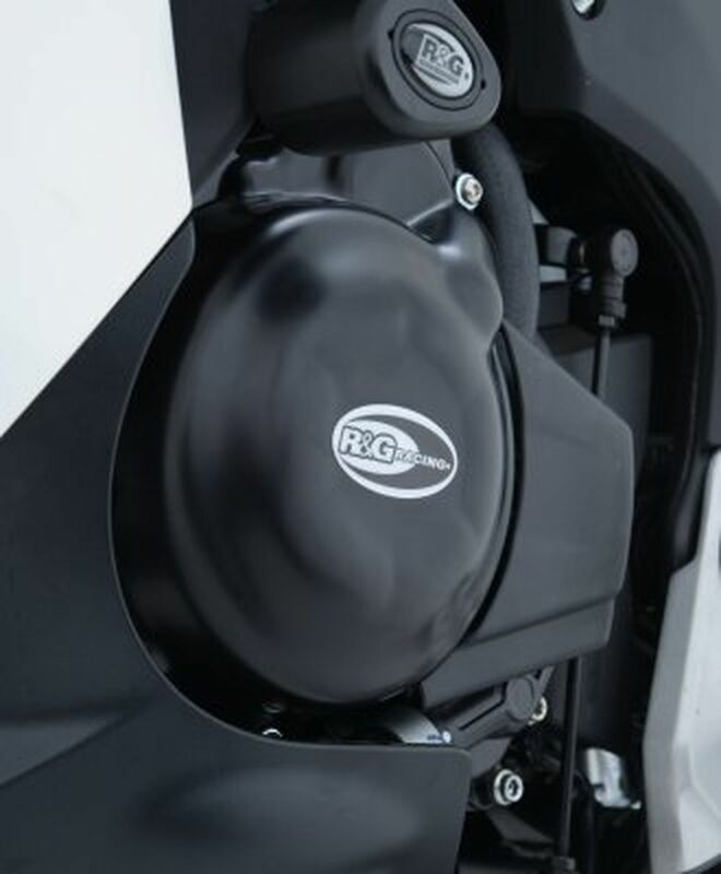 Honda CB 500 F ABS PC58 [2017-2019] - Set Protectores Tapa Cárter Motor Negro Honda CB500F/CBR500R