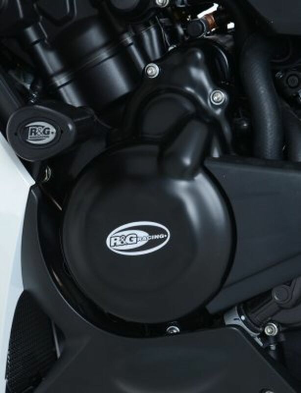 Honda CB 500 F ABS PC45 [2013-2016] - Set Protectores Tapa Cárter Motor Negro Honda CB500F/CBR500R