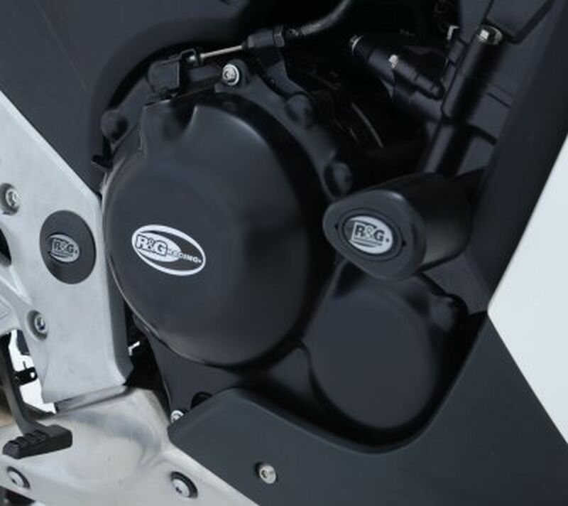Honda CB 500 F ABS PC58 [2017-2019] - Set Protectores Tapa Cárter Motor Negro Honda CB500F/CBR500R