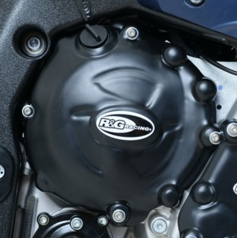 Bmw S 1000 RR ABS 0524 [2012-2014] - Juego de protecciones tapa cárter motor negro BMW HP4/S1000R/RR
