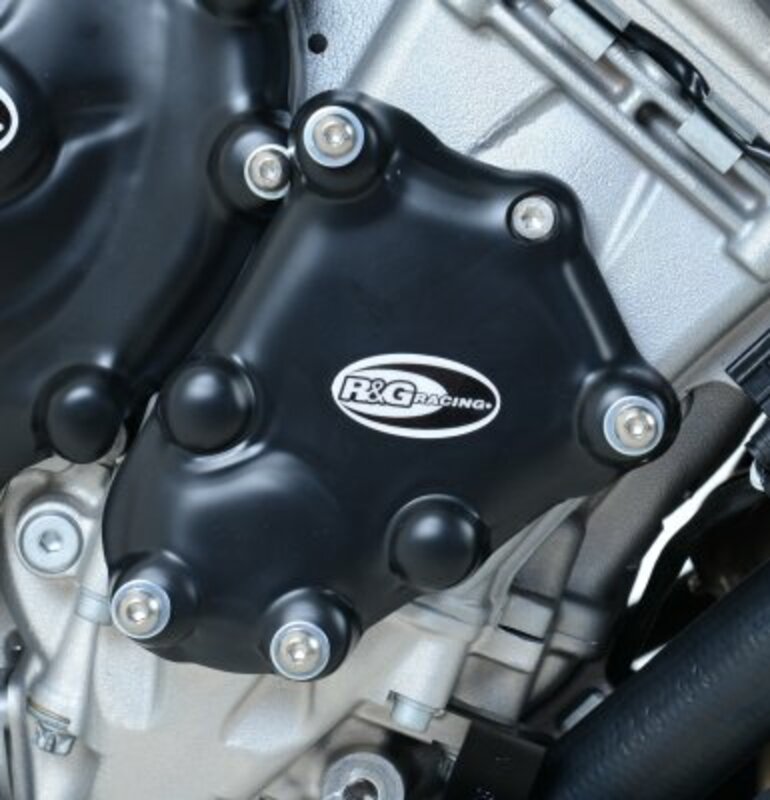 Bmw S 1000 RR 0524 [2012-2014] - Juego de protecciones tapa cárter motor negro BMW HP4/S1000R/RR