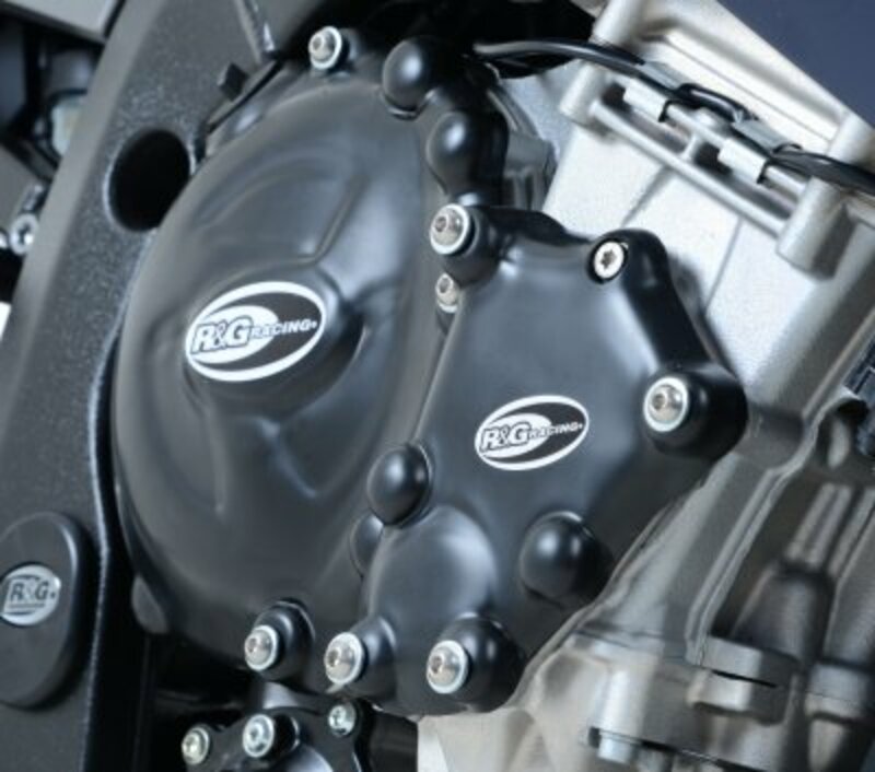 Bmw S 1000 RR 0507 [2010-2011] - Set protecciones tapa cárter motor negro BMW HP4/S1000R/RR