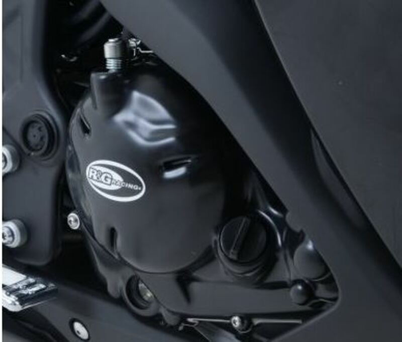Yamaha YZF-R3 RH12 [2020-2021] - Protector Tapa Cárter Motor Derecha Negro Yamaha YZF-R3