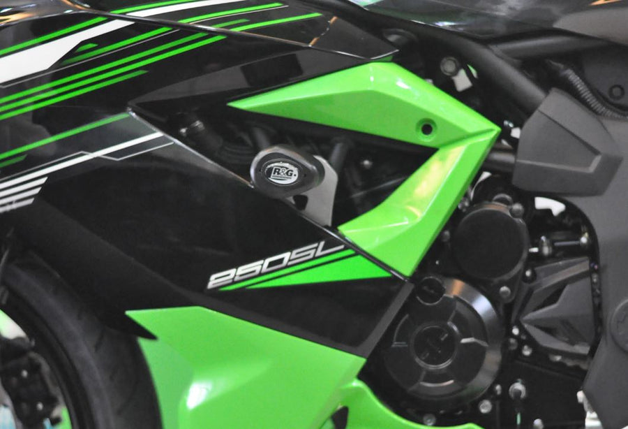 Kawasaki Ninja 250 SL Special Edition (BX 250 A) [2015-2016] - Protectores aerodinámicos negros Kawasaki Ninja 250SL