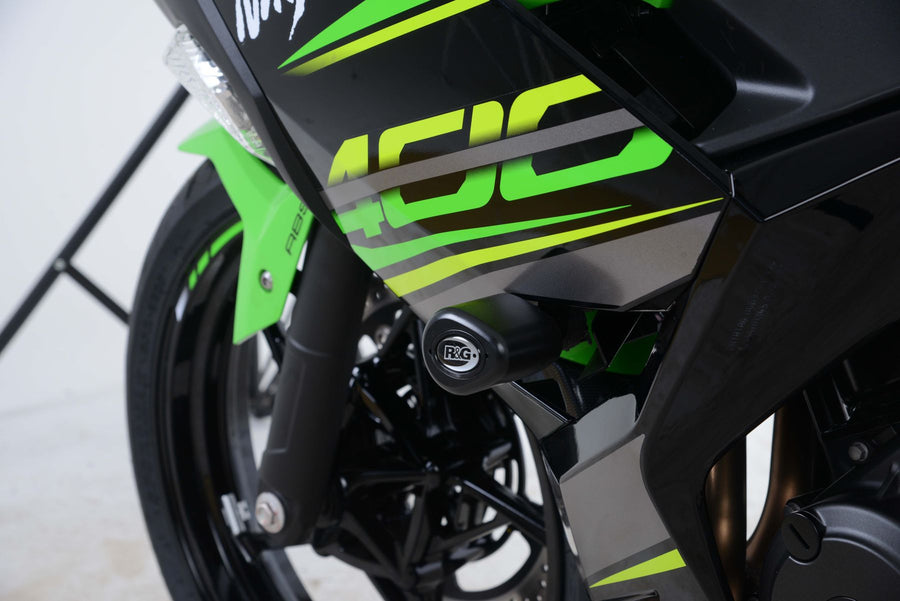 Kawasaki Ninja 400 ABS (EX 400 G) [2018] - Aero Sturzpad weiß Kawasaki Ninja 400/Z400