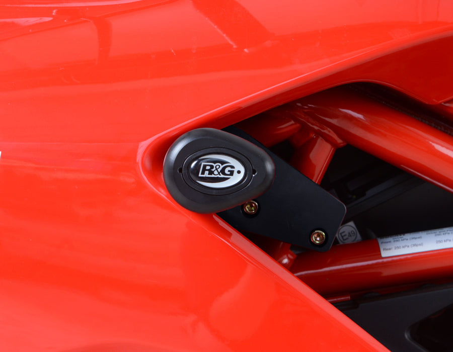 Ducati SuperSport S [2017-2024] - Aero Sturzpads schwarz mit Bohrungsblende Ducati Supersport