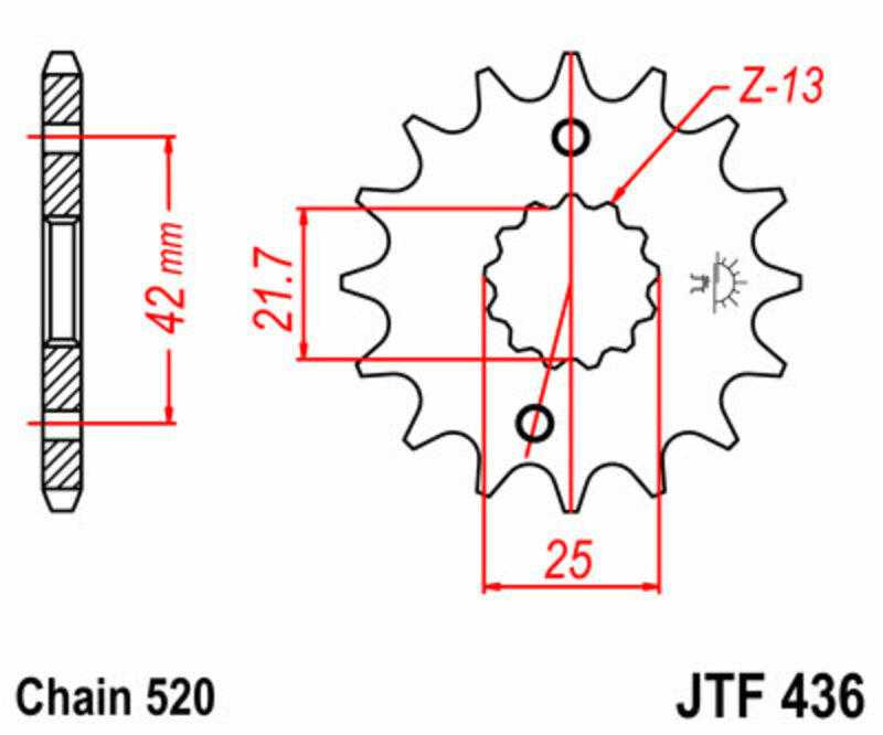 Suzuki RG 250 Gamma [JT Sprockets] - Luteras de motocicletas