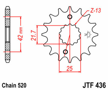 Suzuki RG 250 Gamma [JT Sprockets] - Luteras de motocicletas - 0