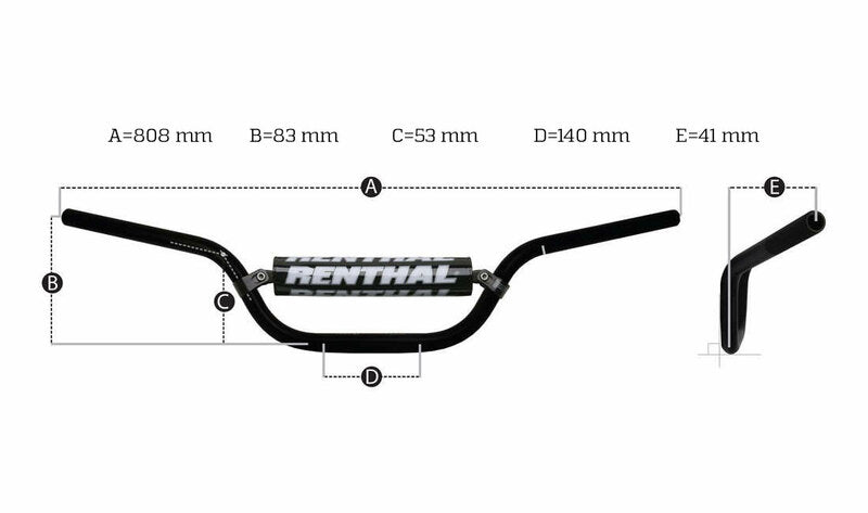 Gasgas Sm 700 [RENTHAL] - Manillar Bajo Fatbar 822 KTM