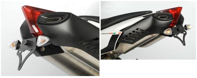Aprilia Dorsoduro 1200 ABS [2011-2018] - Kennzeichenhalter inkl. Kennzeichenbeleuchtung