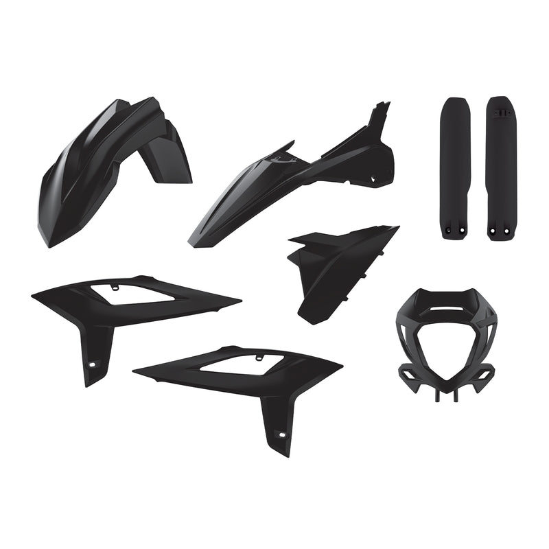 Beta RR 125 [POLISPORT] - Kit de Plasticos Blanco
