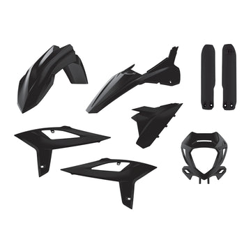 Beta RR 125 [POLISPORT] - Kit de Plasticos Blanco