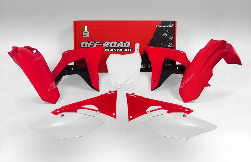 Honda CRF 250 R (ME 12) [2018-2021] - Kit de plasticos color original (2017) rojo/negro/blanco Honda CRF450R