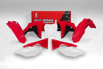 Honda CRF 450 RX Enduro (PE 07) [2017-2018] - Kit de plasticos color original (2017) rojo/negro/blanco Honda CRF450RX