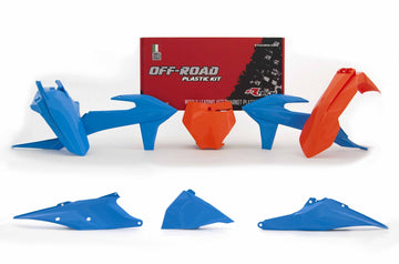 KTM 450 SMR [2021] - Plastik-Kit vintage blau/orange KTM SX/SX-F